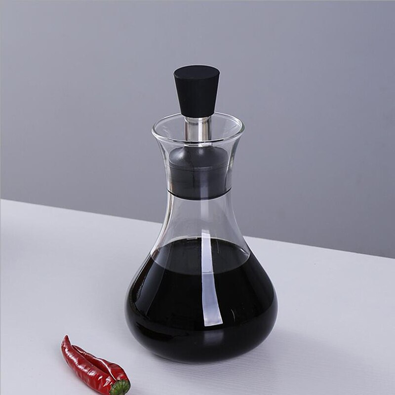 Cooking Seasoning Bottle Dispenser Sauce Bottle Glass Storage Bottles for Oil and Vinegar Kitchen Tools