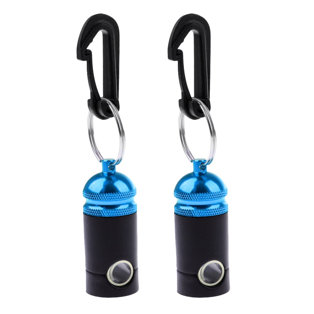2 Stuks Premium Duiken Regulator Octopus Slang Houder Keeper Clip-Blauw Zwart