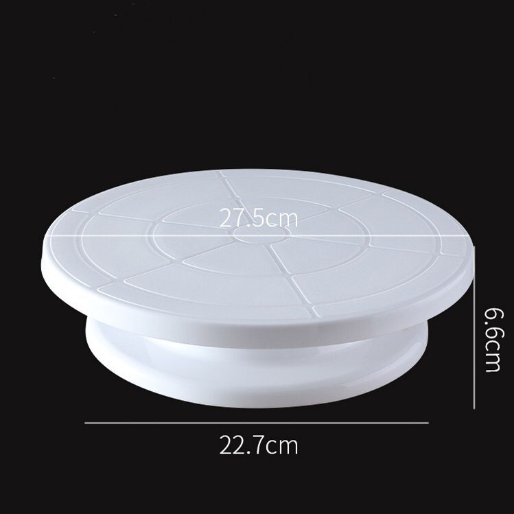 DIY Cake Turntable Baking Cake Stand PP Mold Cake Plate Rotating Round Cake Decorating Tools Rotary Table Pastry Supplies