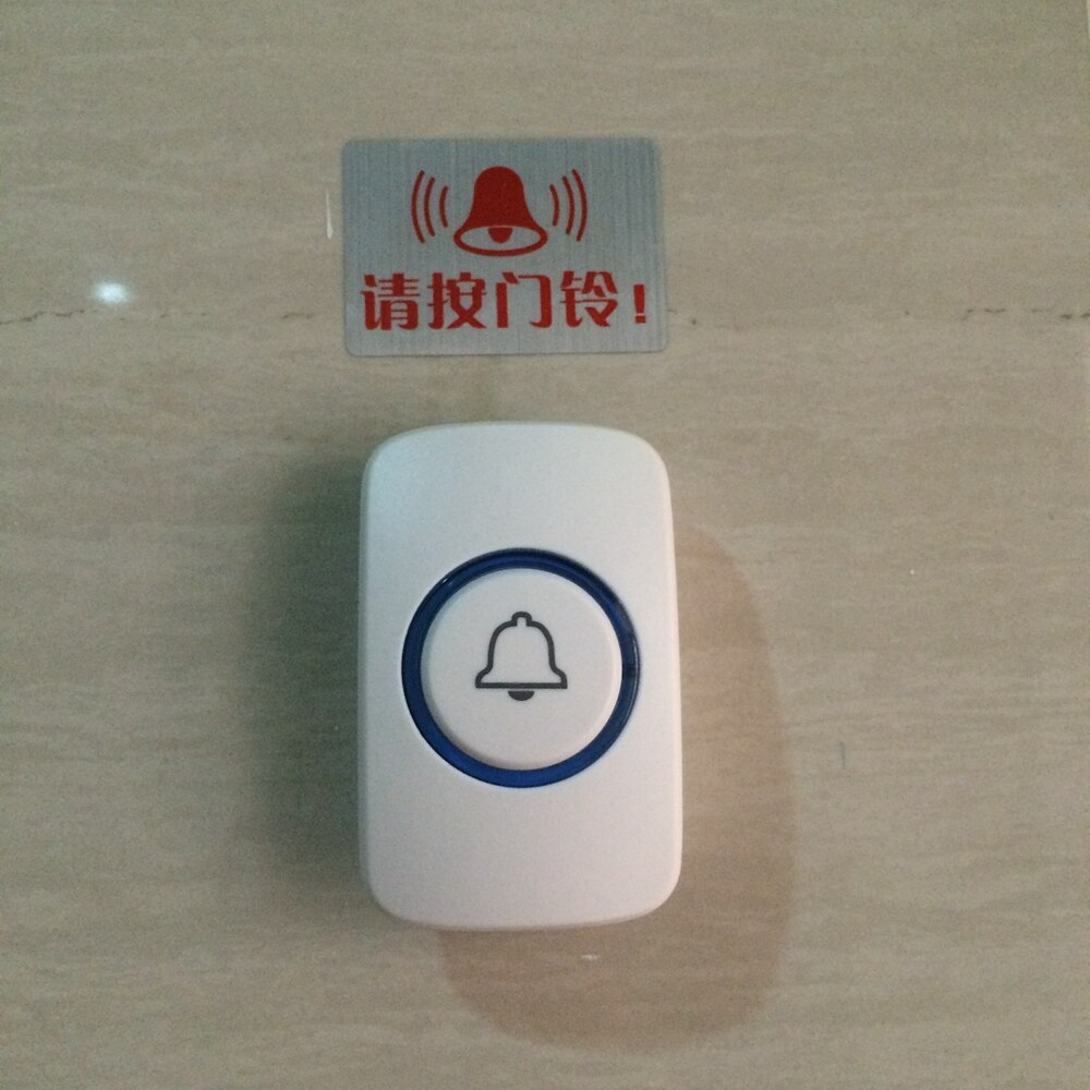 Wireless Security Alarm Button Door Bell Loud Sound