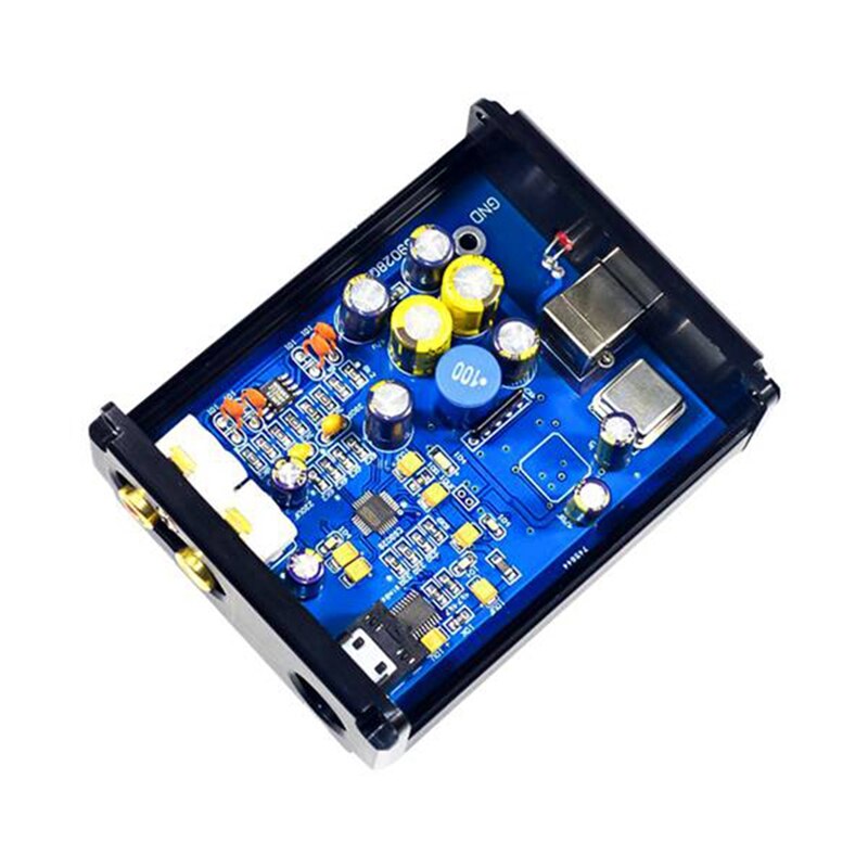 Placa decodificadora USB Dac Es9028Q2M Sa9023A, tarjeta de sonido externa de Audio Fever, soporte de 24 bits, 96K, para amplificador de cine en casa
