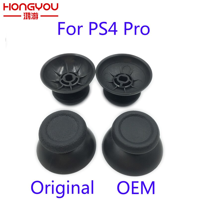 200 stk analog joystick stick til sony playstation  ps4 pro joystick cap controller til dualshock 4 placering caps