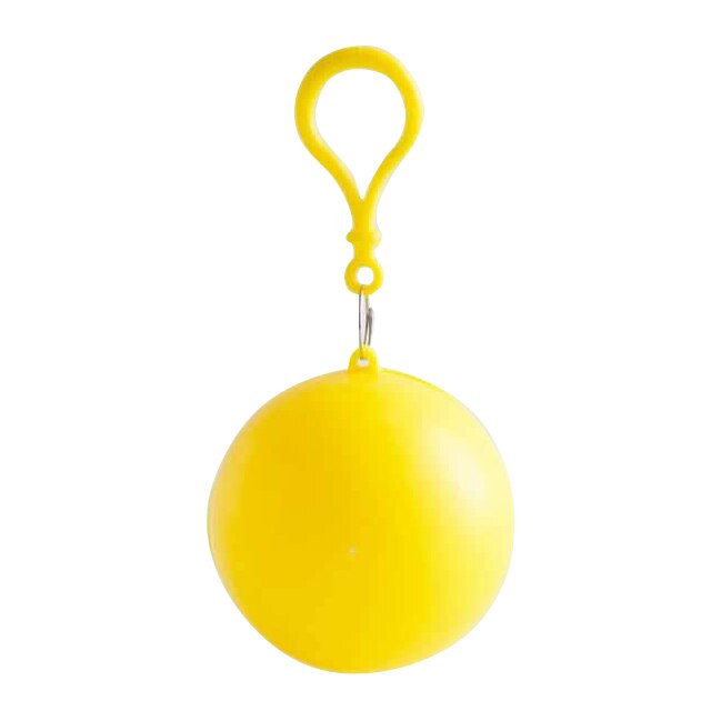 Chubasquero desechable portátil llavero bola chubasquero Unisex