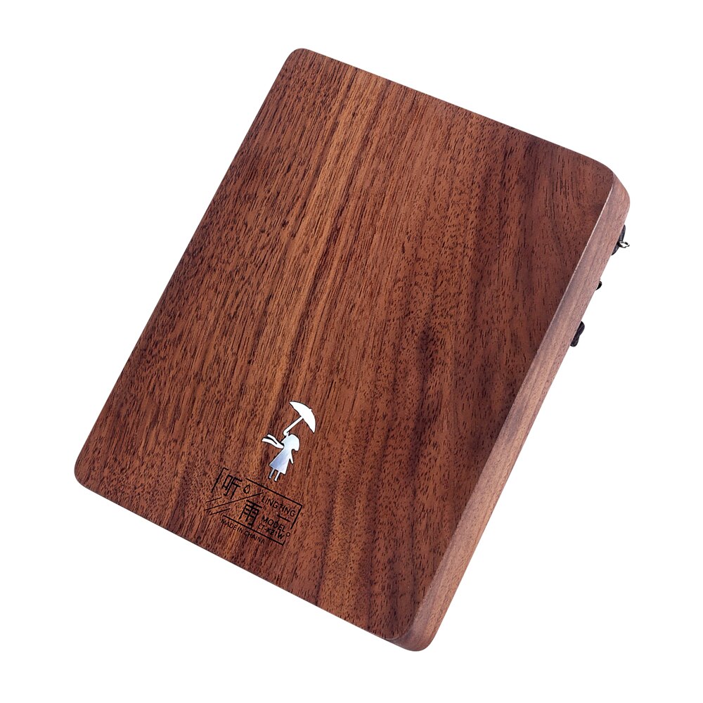 21-key Wooden Thumb Piano Kalimba 17 key Mbira Sanza F Tonality with Storage Bag Carry Case Music Book Stickers Finger Piano