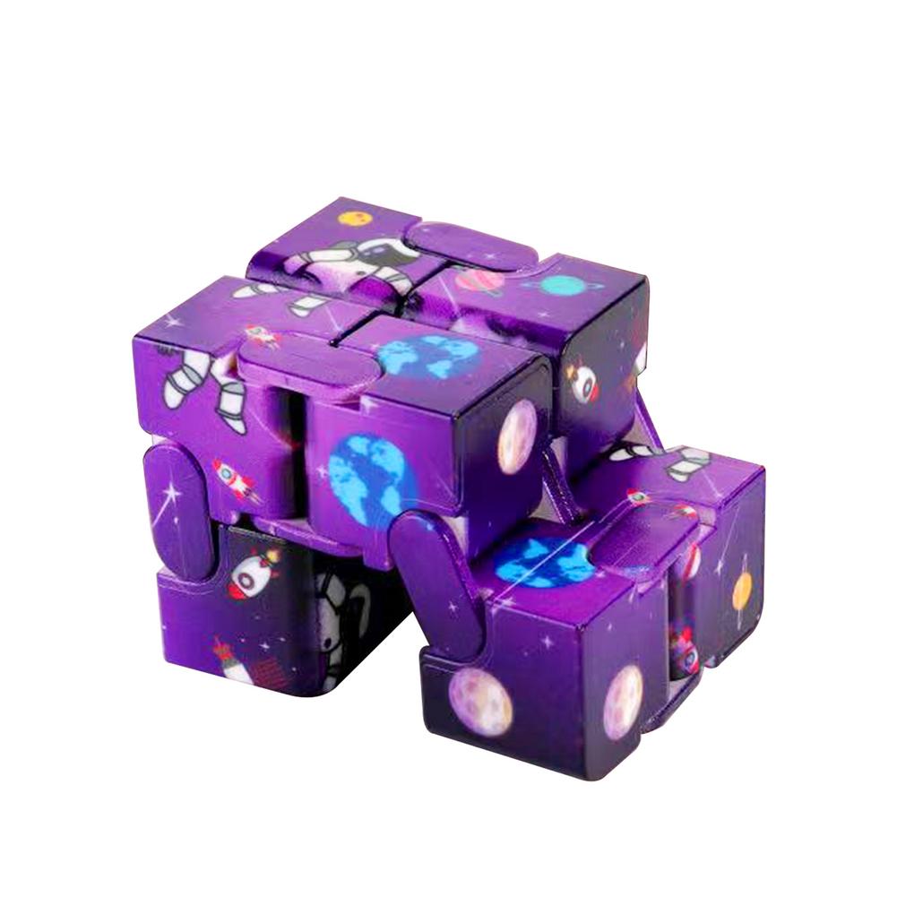 Unendlichkeit Cube Spielzeug kinder Fingerspitzen Dekomprimieren Magie Platz Anti-Stress-Spielzeug Lustige Hand Game Maze Entspannende Sensorischen Spielzeug: 2