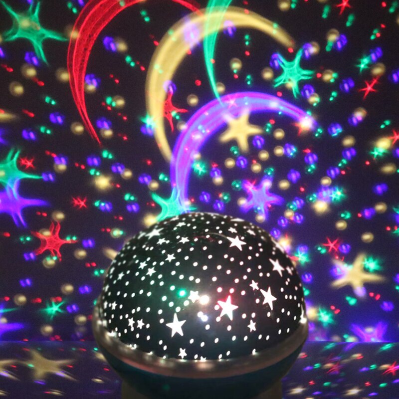 Novelty Luminous Toys Romantic Starry Sky LED Night Light Projector Battery USB Night Light Birthday Toys For Children