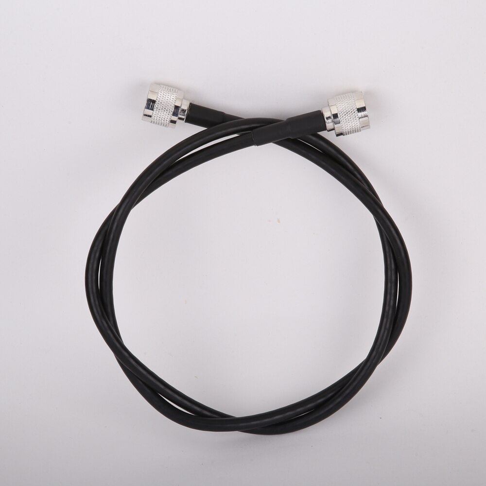 1 medidores rg6 baixa perda cabo coaxial 50ohm n macho para n conector macho comunicação cabo coaxial para o impulsionador de sinal do telefone móvel