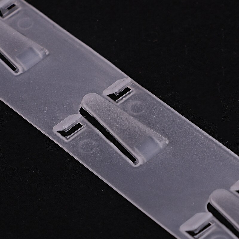 1pc 12 hanging snack display plastic hanger supermarket hook waterproof hanging PVC retail merchandise clip strip