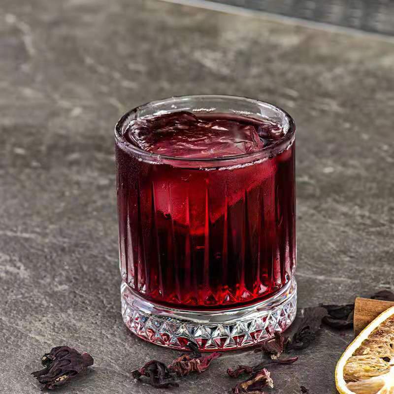 Cocktail whiskyglas 300/400ml gäller för barbankett isländskt svart te cocktailglas: Stil 07
