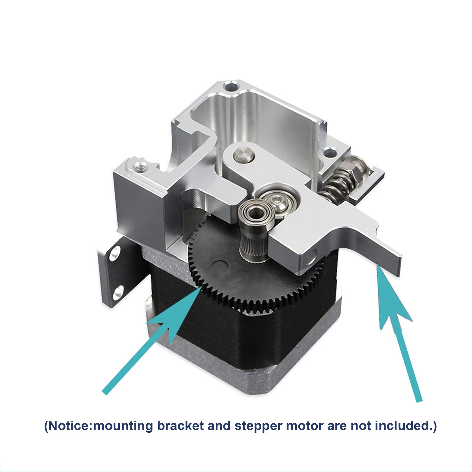 Für Artillerie Sidewinder x1 Extruder Idler Arm und Getriebe mit 66 Zähne Titan Aero Extruder Feeder Teile 1,75mm