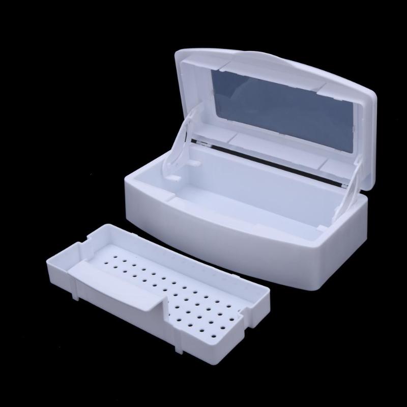 Pro Nail Art Sterilizer Disinfection Box Salon Nail Metal Tools Disinfector Cleaner Sanitizer Nail Manicure Set Box
