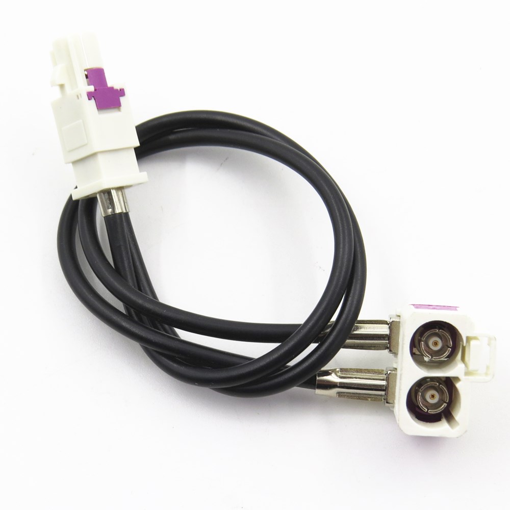 1 Pcs RNS510 RNS315 RCD510 210 310 315 315 Head Unit 2In1 Diversiteit Converter Splitter Y Kabel Kabelboom Voor volkswagen