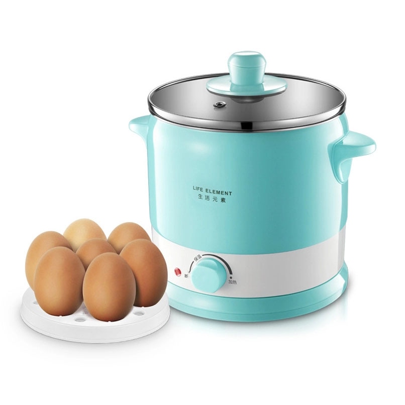 Mini Multifunction Electric Cooking Pot Machine Stainless Steel Liner Food Cooker Non-stick Coating For Dormitory 220V