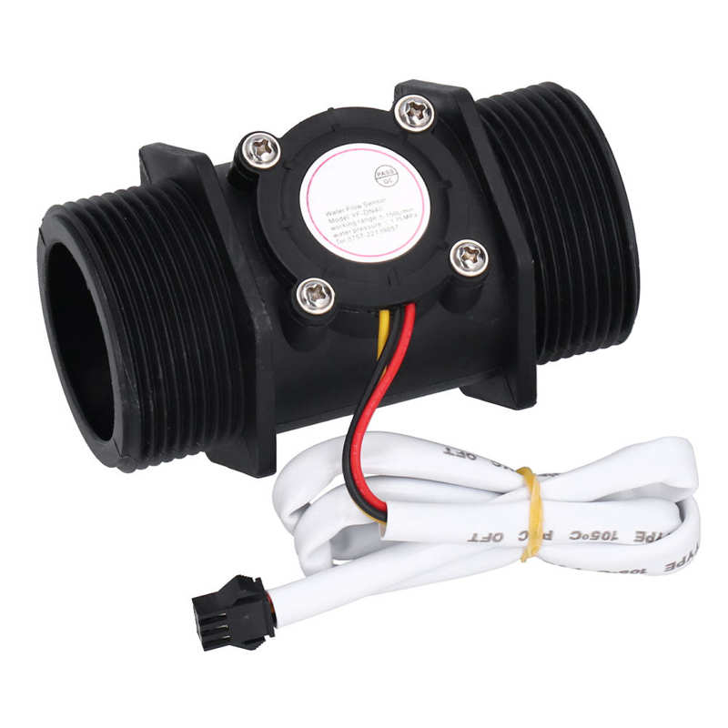 DC 3-24V Water Flow Sensor for Swimming Pool Hall Turbine Flowmeter G1.5in YF-DN40 5-150L/min Water Flow Meter