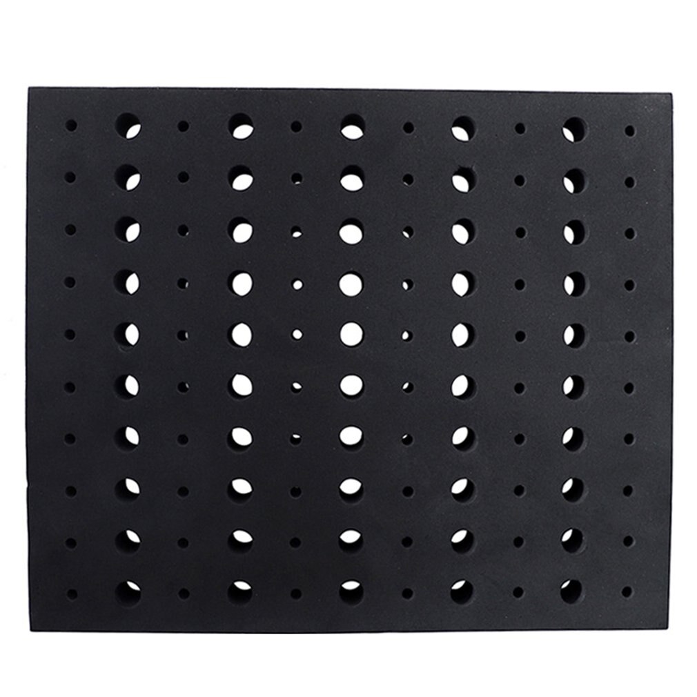 Save Space Multifunctional Garage Hard Foam Router Bit Tray Tools Storage Durable Milling Cutters Divider Workshop 110 Holes
