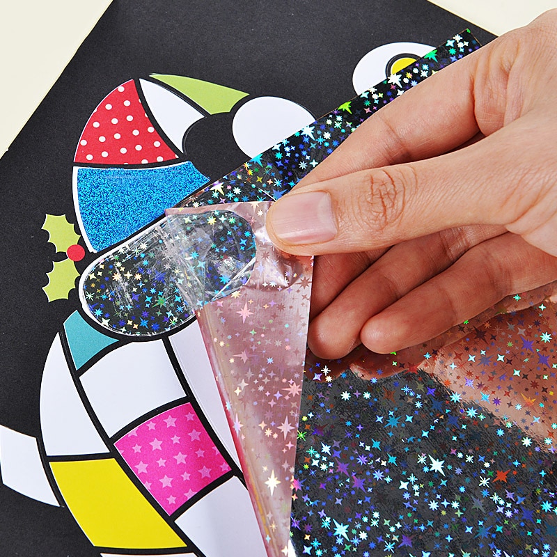 20/pcs Colorful fun DIY Magic transfer sticker Transfer painting arts and crafts arts and crafts for kids educational