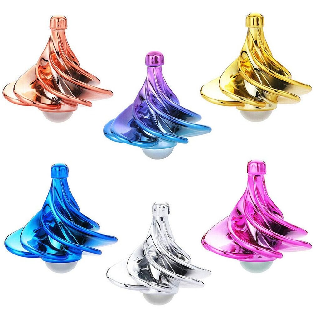 Air Aerodynamic Wind Gyroscope Blown Silent Stress Relief Toys WinSpin Wind Fidget Spinner Office Set Decompression Toys