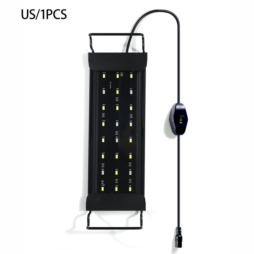 CPL-60 Aquarium Fish Tank Led Beugel Licht Plant Marine Reef Aquarium Huisdier Led Licht Lamp Verlichting Armatuur: Geel