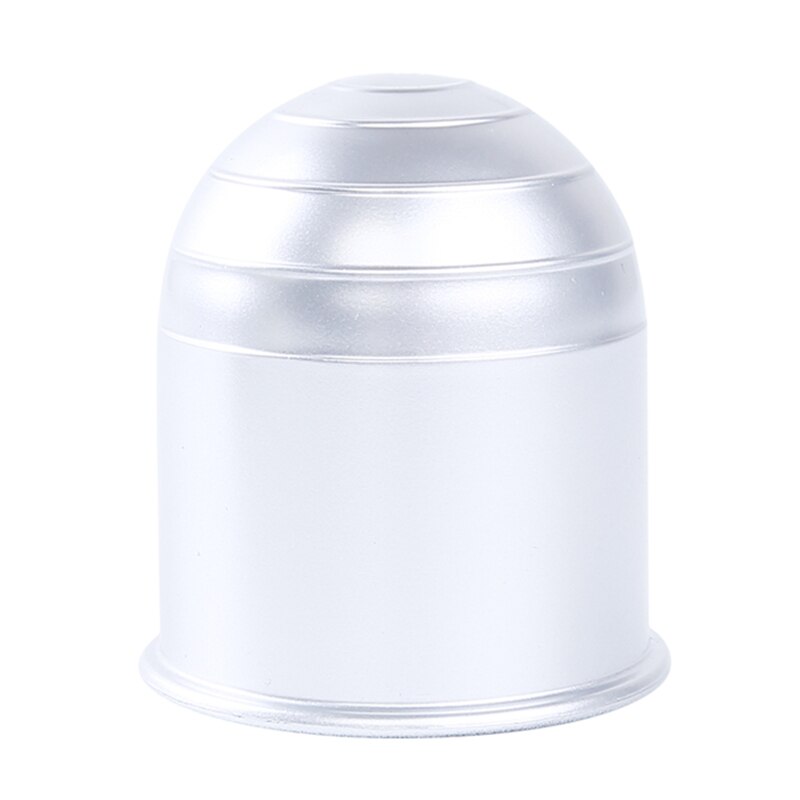 Trailer Accessories 50mm Trailer Ball Head Cover Tow Bar Ball Cover Cap Protection Cover Trailer Ball Cover: Silver
