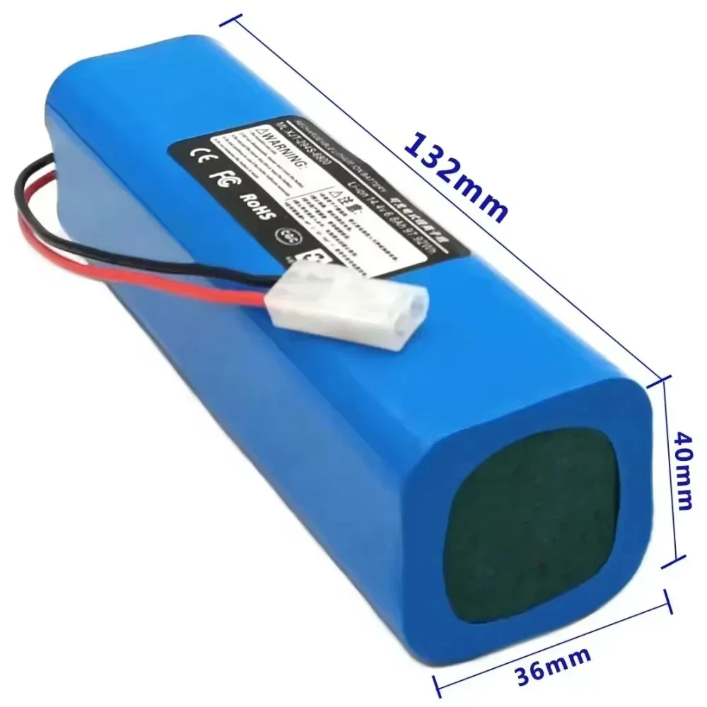 Für ROEMO SYB2 Roboter Staubsauger Original Zubehör Lithium-Batterie Akku Pack 12800mAh.4s2p.14.4v.