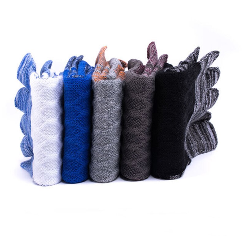 5 Paren/partij Mannen Vijf Teen Katoenen Sokken Japanse Split Teen Tabi Sokken Voor Man Zomer Dragen Dunne Ademende Anti-slip Sokjes: mixed color