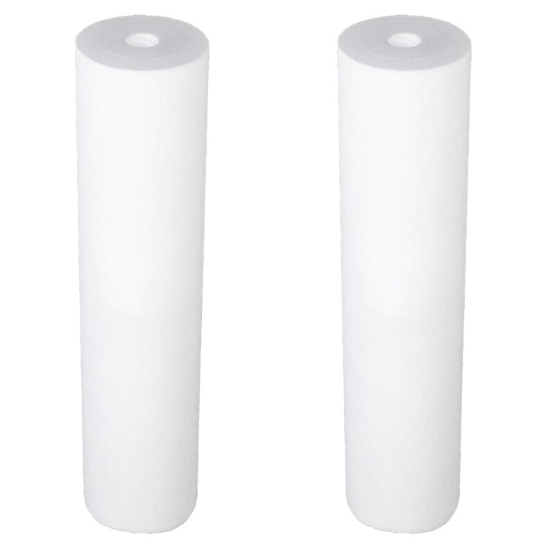 Filtro purificador de agua de algodón PP, 20 pulgadas, 4,5 pulgadas, cartucho de filtro de agua de sedimento de polipropileno, -2Pcs/juego