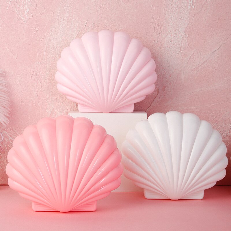 Colorful Flash Shell Music Box Music Box Girl Heart Children Girls Jewelry Jewelry Storage Box Rotating Dancing