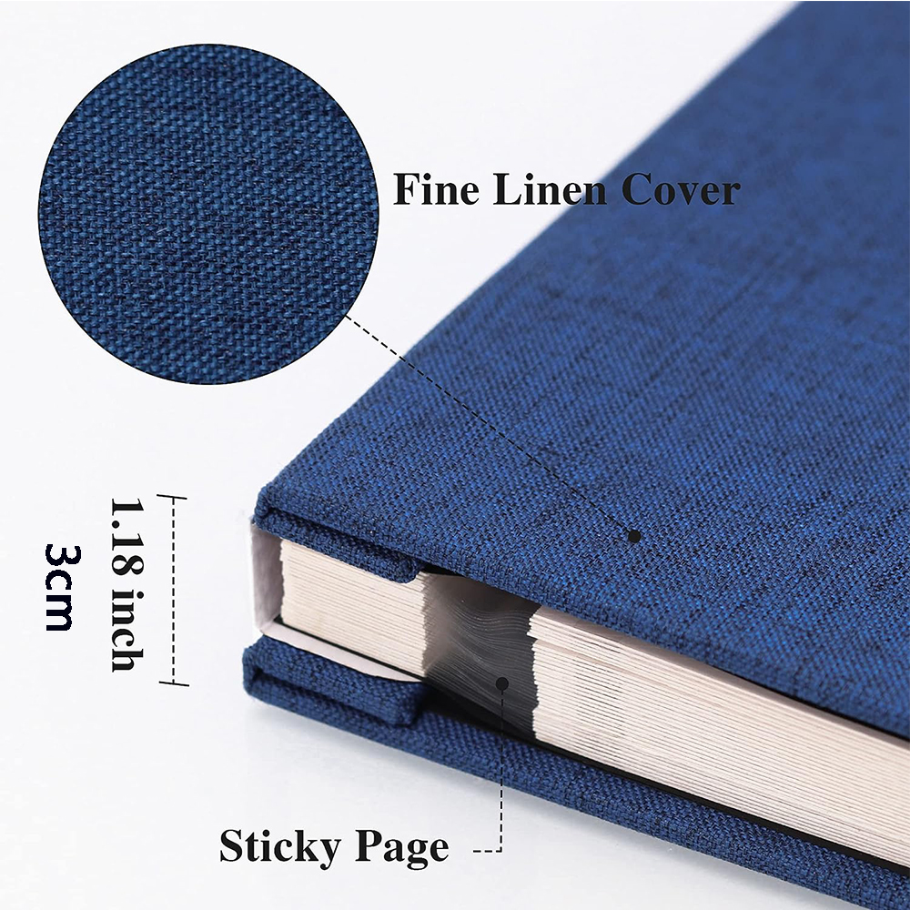 Grand Album Photo auto-adhésif, 20 feuilles/40 Pages, bibliothèque, pour bébé, famille, anniversaire, mariage, stockage de photos