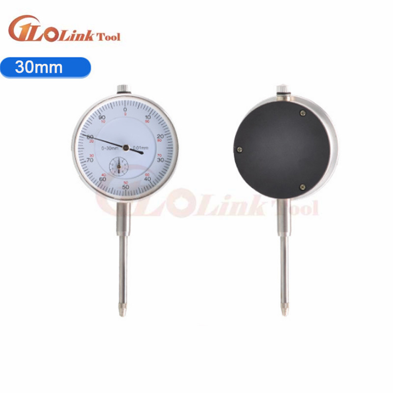 Dial Indicator 0-5mm 0-10mm 0-25mm 0-30mm 0-50mm Indicator Gauge measure instrument Tool Gauge Stable Performance Meter Precise: 0-30mm