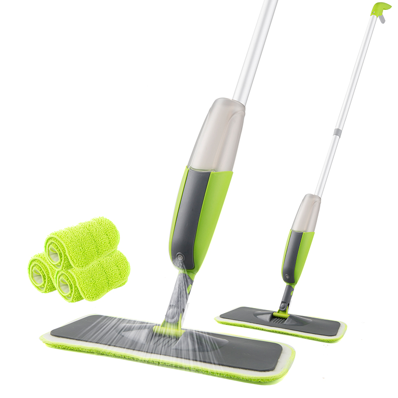 Magic Spray Mop Houten Vloer Met Herbruikbare Microfiber Pads 360 Graden Handvat Huis Ramen Keuken Mop Veegmachine Bezem Schoon Gereedschap