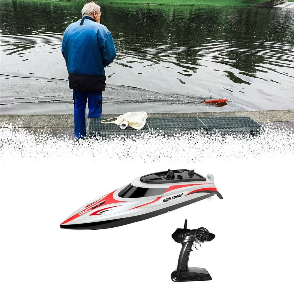 Barco a Control remoto H103 para niños, barco a Control remoto, lancha rápida de Carga de tamaño Extra grande, yate de juguete acuático para niños, modelo de lancha rápida