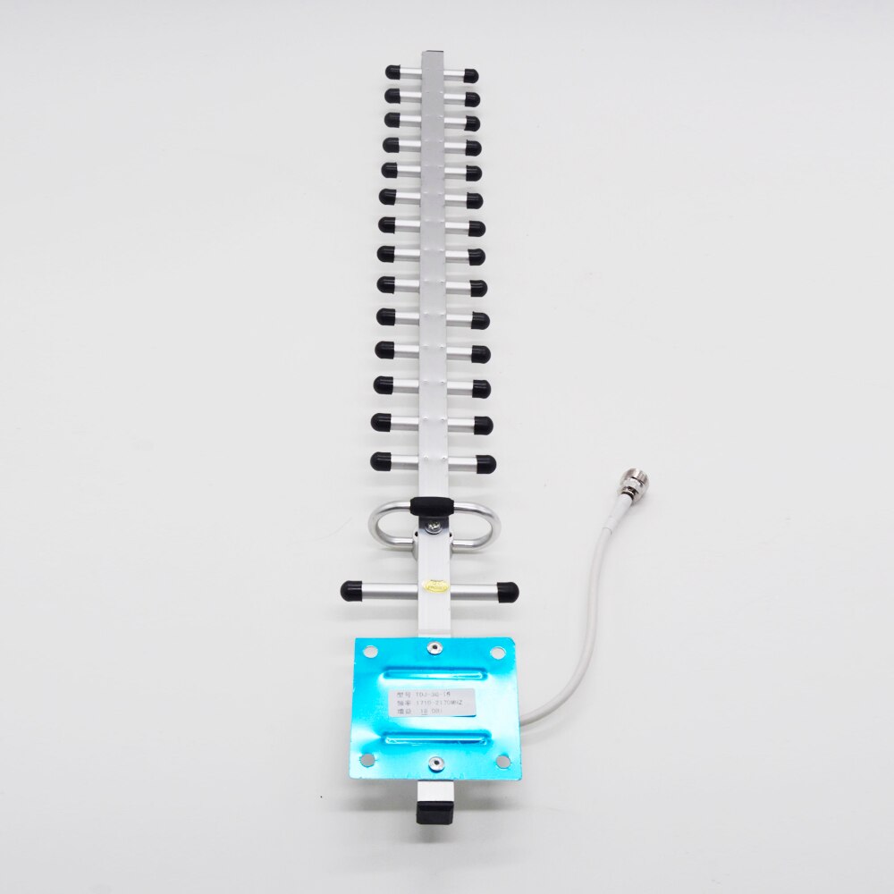 Antena Yagi para exteriores, dispositivo de alta ganancia, 18dbi, 1710-2170Mhz, 3G, 4G, 1800MHz, 2100MHz, Lte, n-macho/hembra, Cable externo de 0,3/3M
