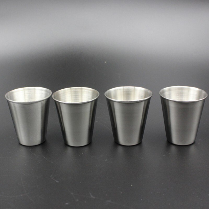 Juego Al Por Mayor De Vasos De Chupito De Acero Inoxidable: Minivasos De 30 Ml Para Vino, Whisky Y Cerveza, Juego De Viaje De 50 Piezas De $0.45 | DHgate