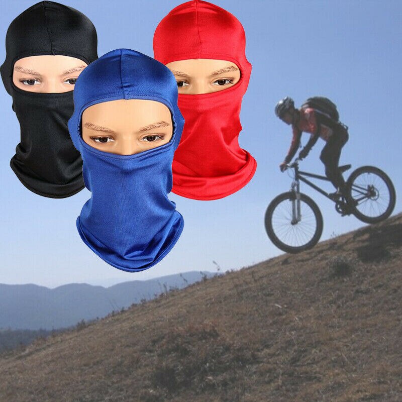 Ultra Dünne Außen Gesicht Maske Ski Motorrad Radfahren Sturmhaube Lycra voll Gesicht Maske Hals Winddicht 3FS