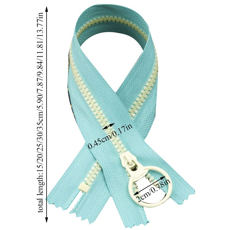 Lot De 20 Fermetures Éclair Colorées En Résine - 10 De 20cm + 10 De 30cm, 10 Couleurs Vives Pour Sacs, Couture Et Créations DIY