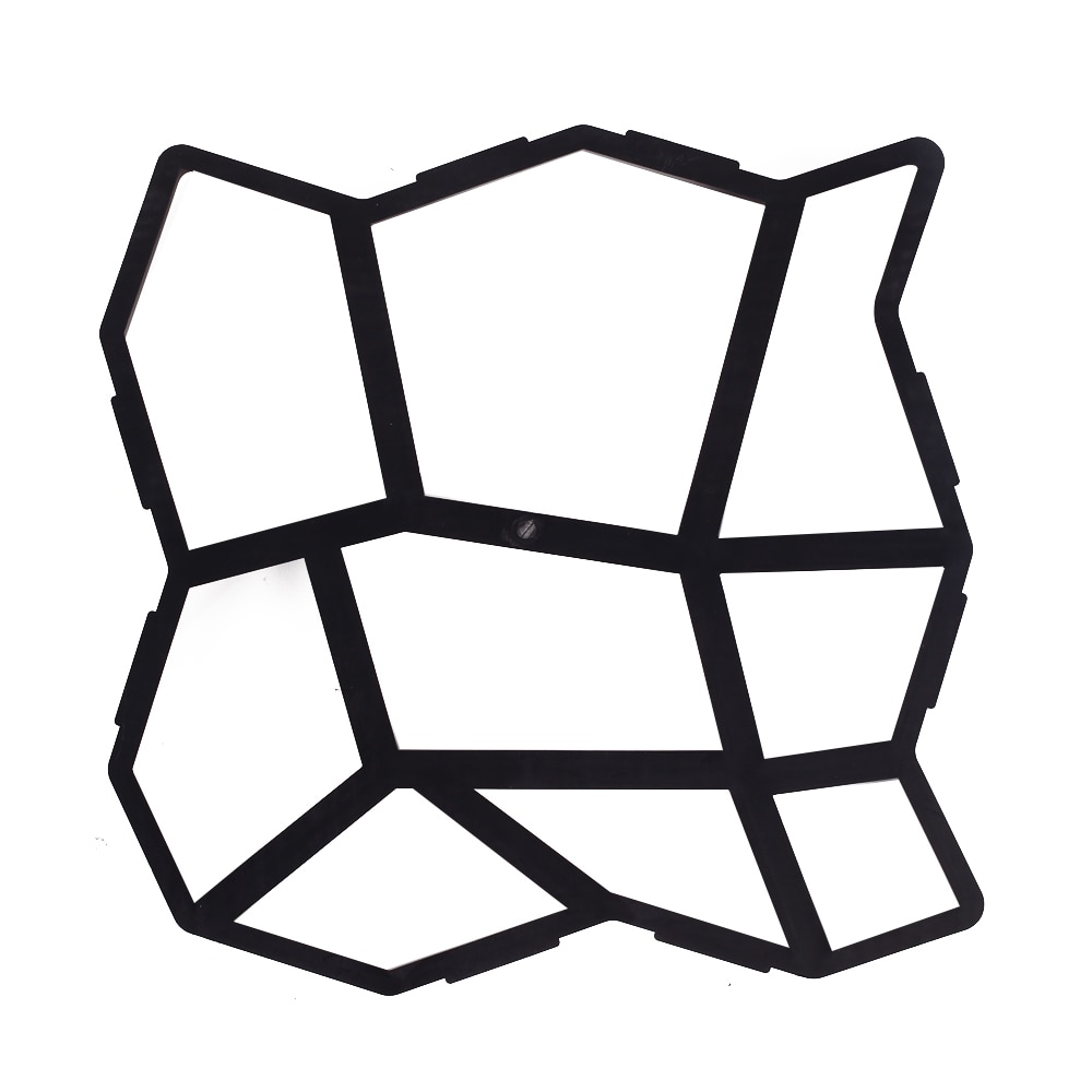 Zwarte 36*36 cementmal mal oprit stenen bestrating onregelmatige vorm bestrating doe-het-zelf betonnen treden duurzaam stevig