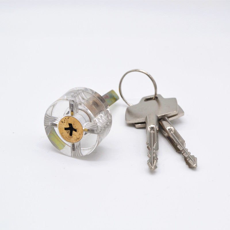 Praktijk Transparante Lock Pick Zichtbaar Training Vaardigheid Cutaway Inside Koperen Hangslot Slotenmaker Levert Lock Pick Set