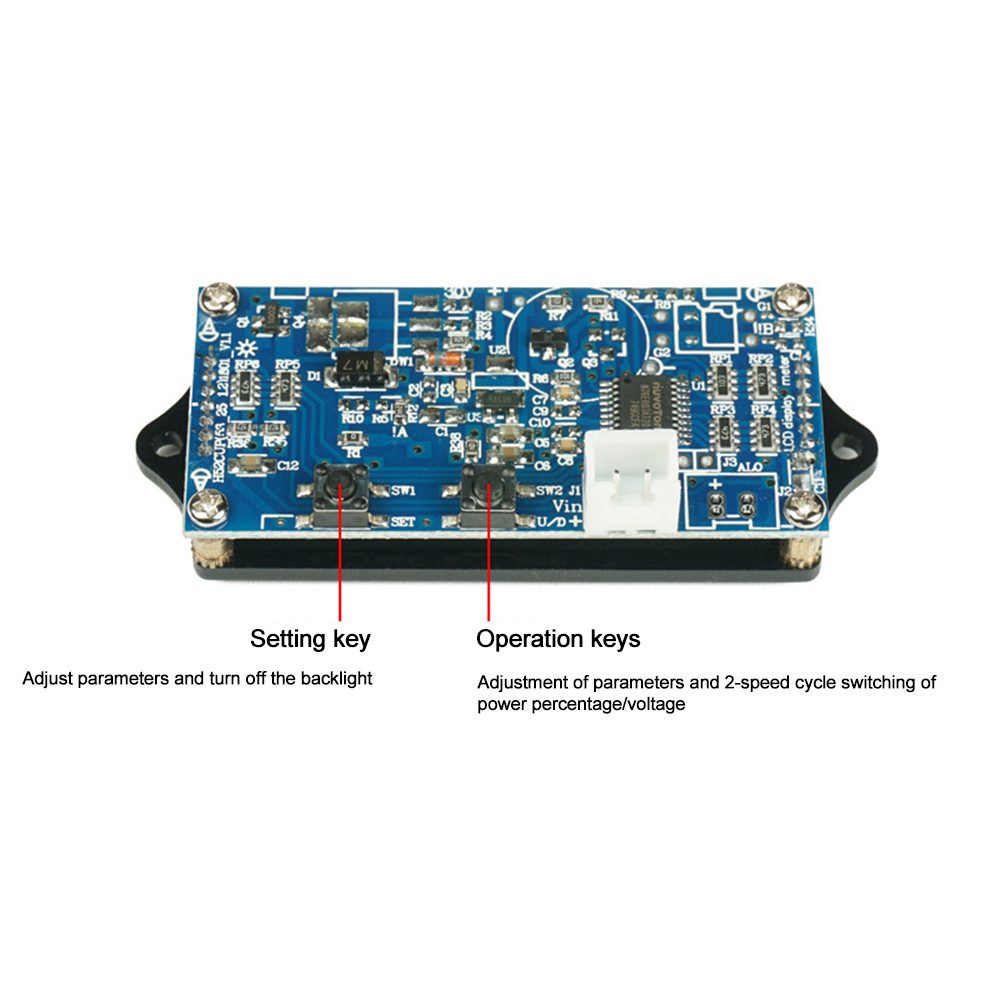 Batteriindikator 12v 24v 36v 48v 60v 72v syrebatterikapasitetsspenningsmåler 3s 7s 10s 13s 17s 20s litiumbatteritester
