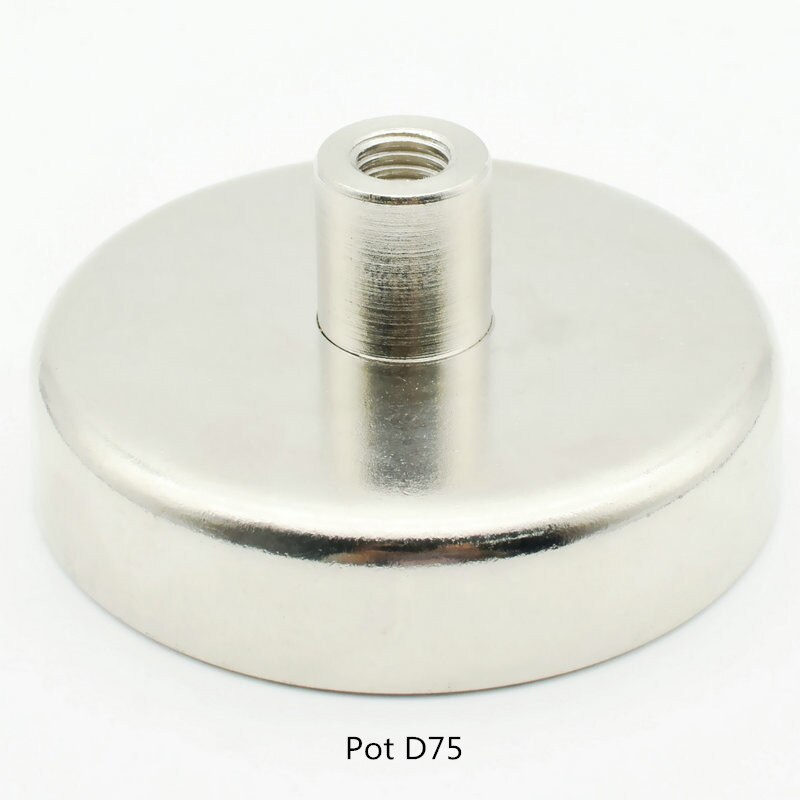 Fiskemagneter dia . 48 60 75mm lyftande neodymmagnet med nylonrep 60-150kg som drar perfekt för bärgning eller magnetfiske