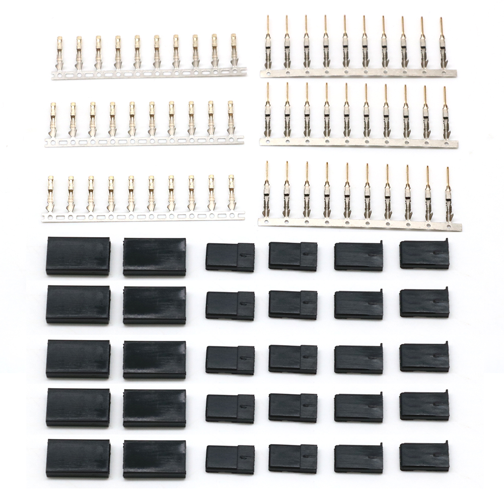 100pair Male/ Female Connector For JR/Futaba For RC Model, Servo Connector, Model Receiver Battery ESC Connection