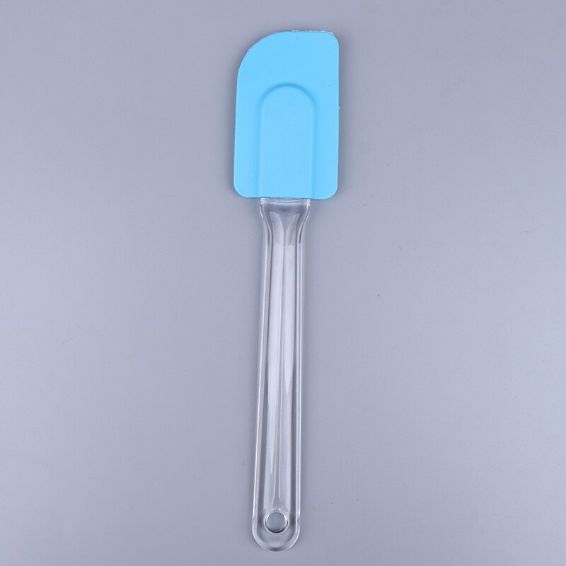 Baking Tools Spatula For Cake Silicone Spatula Baking Pastry Kitchen Spatula Cream Mixer Ice Cream Scoop Cream Scraper: Blue