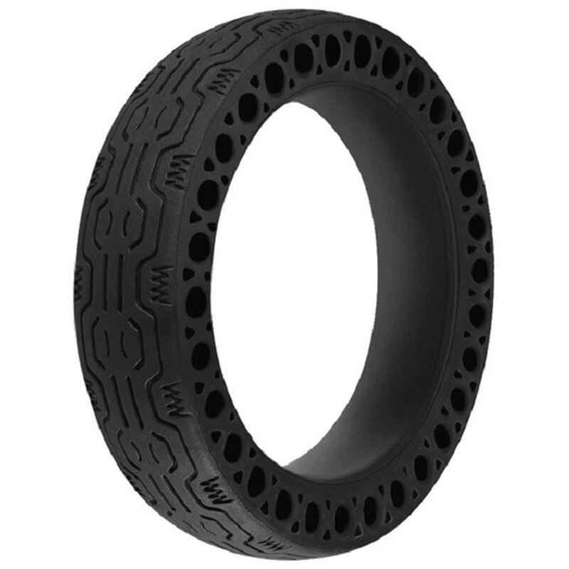 Holdbare hjul anti-eksplosion solid gummidæk baghjul til xiaomi mijia  m365 elektrisk scooter skateboard: Default Title