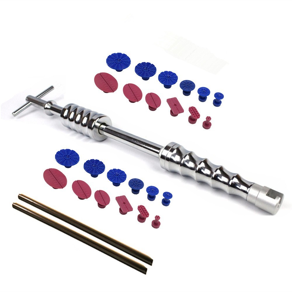 PDR Tools paintless Dent Repair Dent Puller Kit Dent removal Slide Hammer glue sticks Reverse Hammer Glue Tabs for Hail Damage