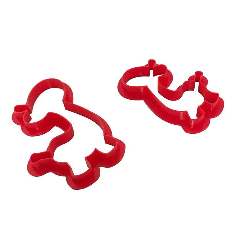 2PCS Windmill Cookie Cutter Easy to Clean Plastic DIY Biscuit Cutter Baking Tool Cookie Cake Mold DIY Cake Decorating Tools: fawn