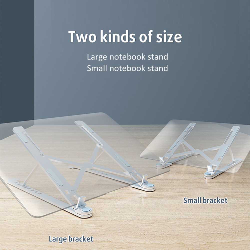 Laptop Stand Portable Heights Adjustable Aluminum AlloyDesktop Ventilated Cooling Holder Folding Ultra for MacBook