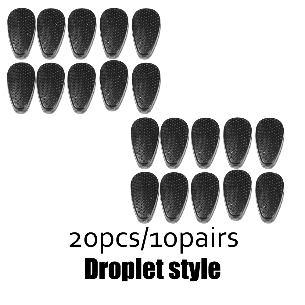 Gafas antideslizantes, soportes nasales, gafas invisibles de silicona, almohadillas para la nariz con cojín de aire, soporte para la nariz autoadhesivo suave transparente