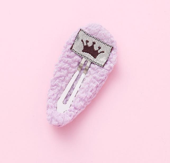 Qxmy meninas hairpins grampo de cabelo bebê pino crianças doces cor headwear crianças acessórios bonitos bandana