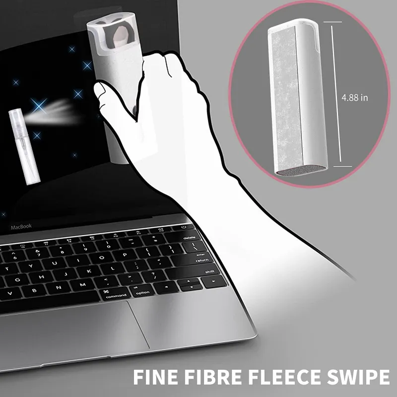 Kit de nettoyage de clavier 7 en 1, nettoyeur pour ordinateurs portables avec extracteur de capuchons de touches, ensemble de nettoyage de brosse de clavier multifonctionnel pour téléphone Airpods