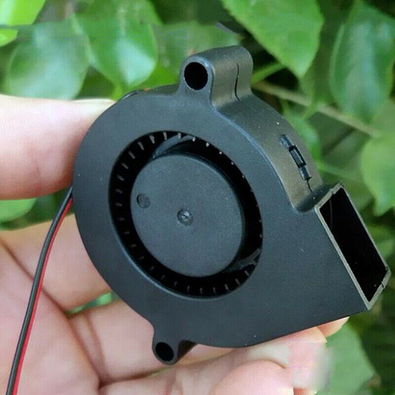 Mikro  dc12v 18v 24v børsteløs centrifugal orm gear ventilator 3000 omdr./min. -5000 omdr./min. 5015sl stum lille luftfugter miniature blæser