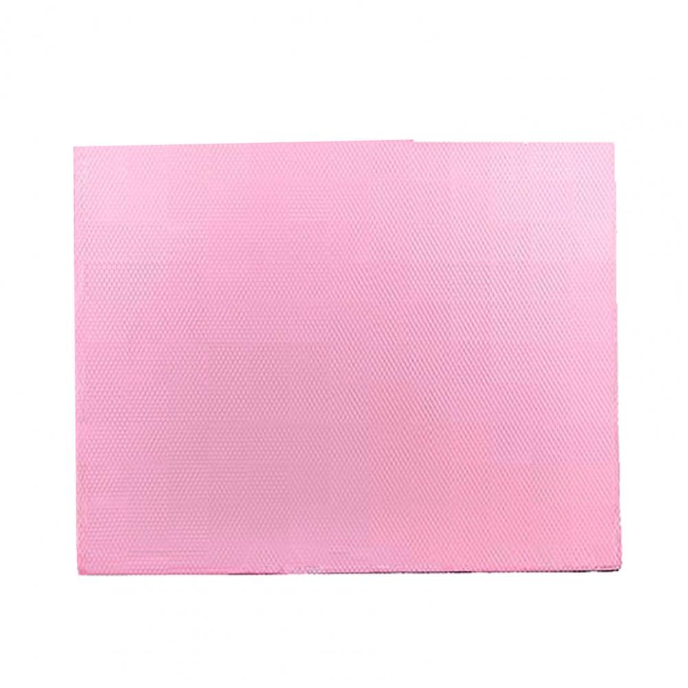 Yoga balansmatta män kvinnor sjukgymnastik högdensitets tpe-skumdyna kärnstyrka stabilitetsträning halkfri fitnessmatta: Rosa